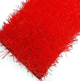 Искусственная трава Деко Color 20 мм (красная)